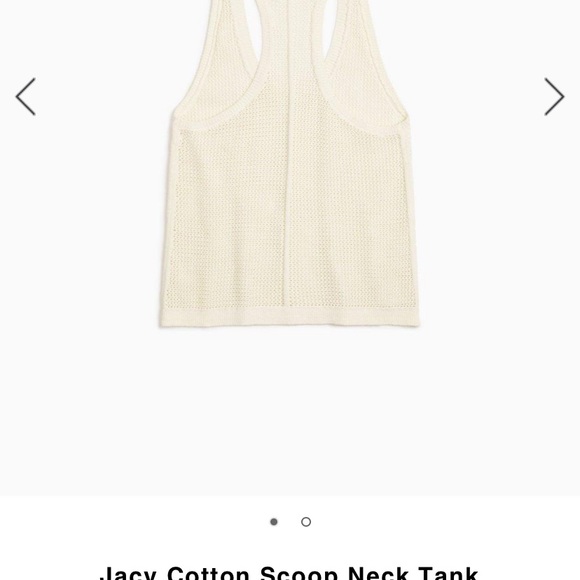 Rag & bone Jacy cotton scoop neck tank small - Picture 5 of 8